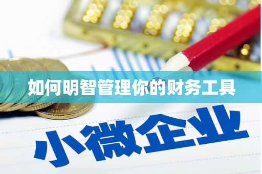昔阳如何明智管理你的财务工具
