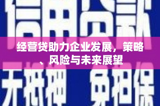 昔阳经营贷助力企业发展，策略、风险与未来展望