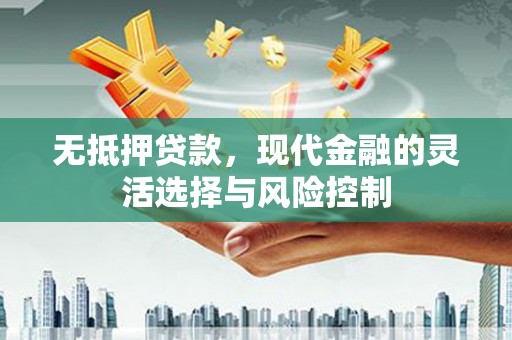 昔阳无抵押贷款，现代金融的灵活选择与风险控制