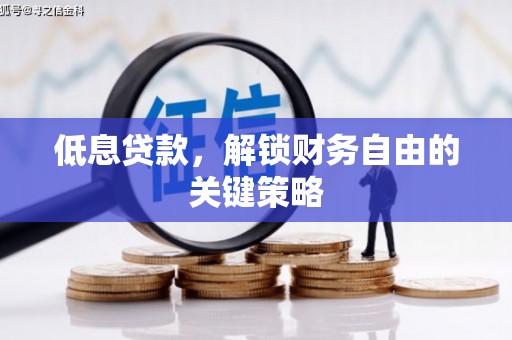 昔阳低息贷款，解锁财务自由的关键策略
