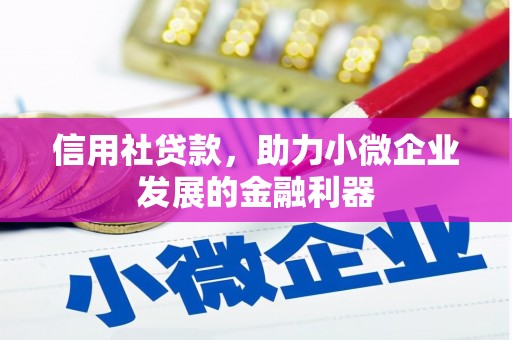 昔阳信用社贷款，助力小微企业发展的金融利器