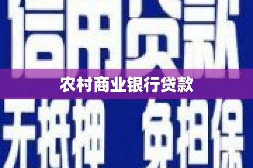 昔阳农村商业银行贷款