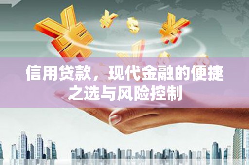 昔阳信用贷款，现代金融的便捷之选与风险控制