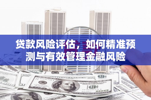昔阳贷款风险评估，如何精准预测与有效管理金融风险