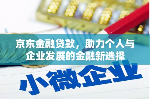 昔阳京东金融贷款，助力个人与企业发展的金融新选择