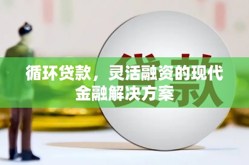 昔阳循环贷款，灵活融资的现代金融解决方案