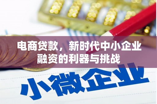 昔阳电商贷款，新时代中小企业融资的利器与挑战
