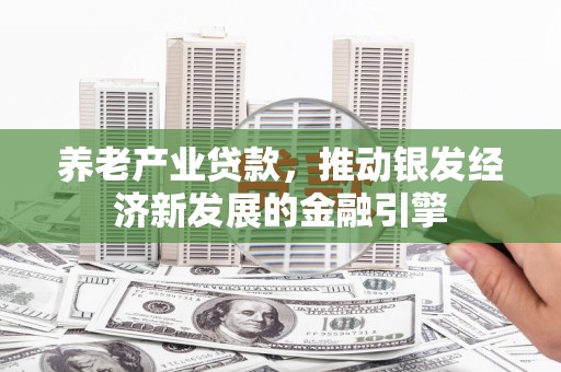 昔阳养老产业贷款，推动银发经济新发展的金融引擎