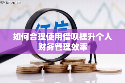 昔阳如何合理使用借呗提升个人财务管理效率