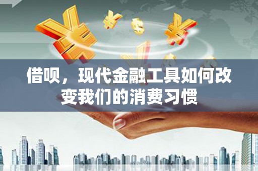 昔阳借呗，现代金融工具如何改变我们的消费习惯