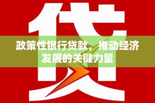 昔阳政策性银行贷款，推动经济发展的关键力量