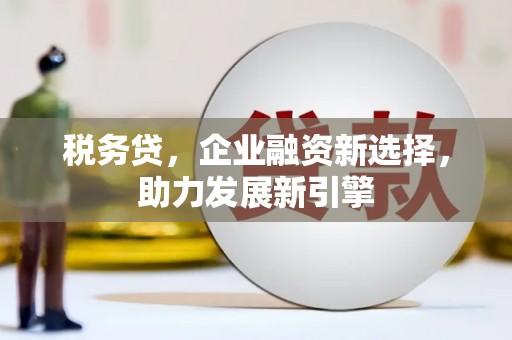 昔阳税务贷，企业融资新选择，助力发展新引擎