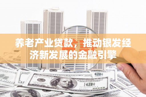 昔阳养老产业贷款，推动银发经济新发展的金融引擎