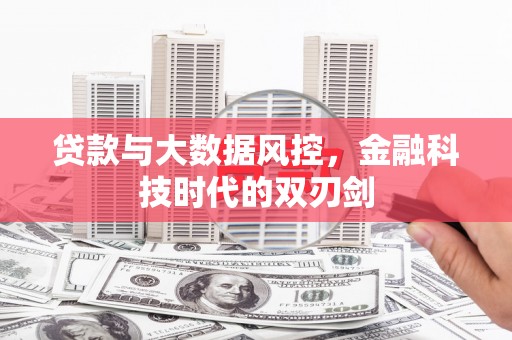 昔阳贷款与大数据风控，金融科技时代的双刃剑