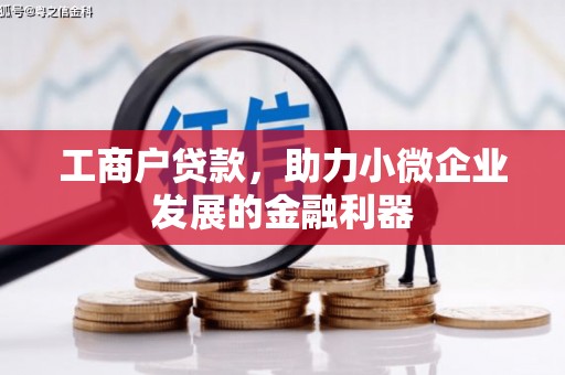 昔阳工商户贷款，助力小微企业发展的金融利器