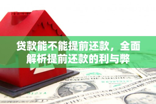 昔阳贷款能不能提前还款，全面解析提前还款的利与弊