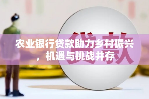 昔阳农业银行贷款助力乡村振兴，机遇与挑战并存