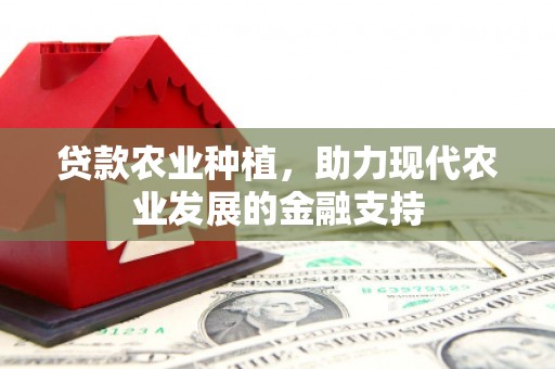 昔阳贷款农业种植，助力现代农业发展的金融支持